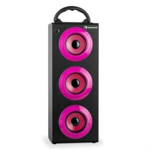 Auna Beachboy XXL, bluetooth reproduktor, ružový, USB, SD, AUX, FM