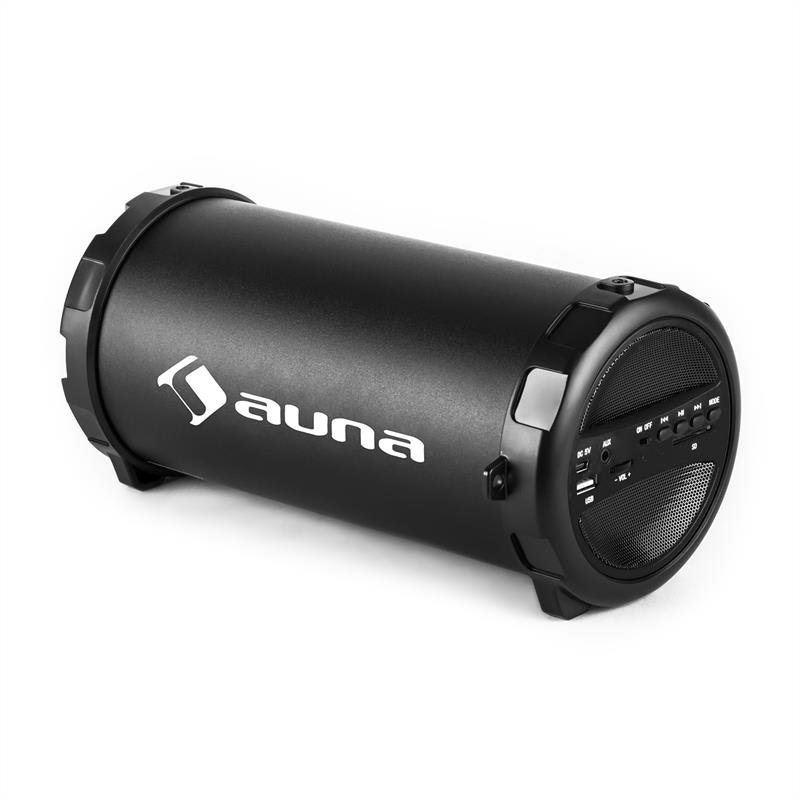 Auna oneConcept Dr. Beat, 2.1 bluetooth reproduktor, USB, SD, AUX, UKW, akumulátor, čierny – Obrázok 5
