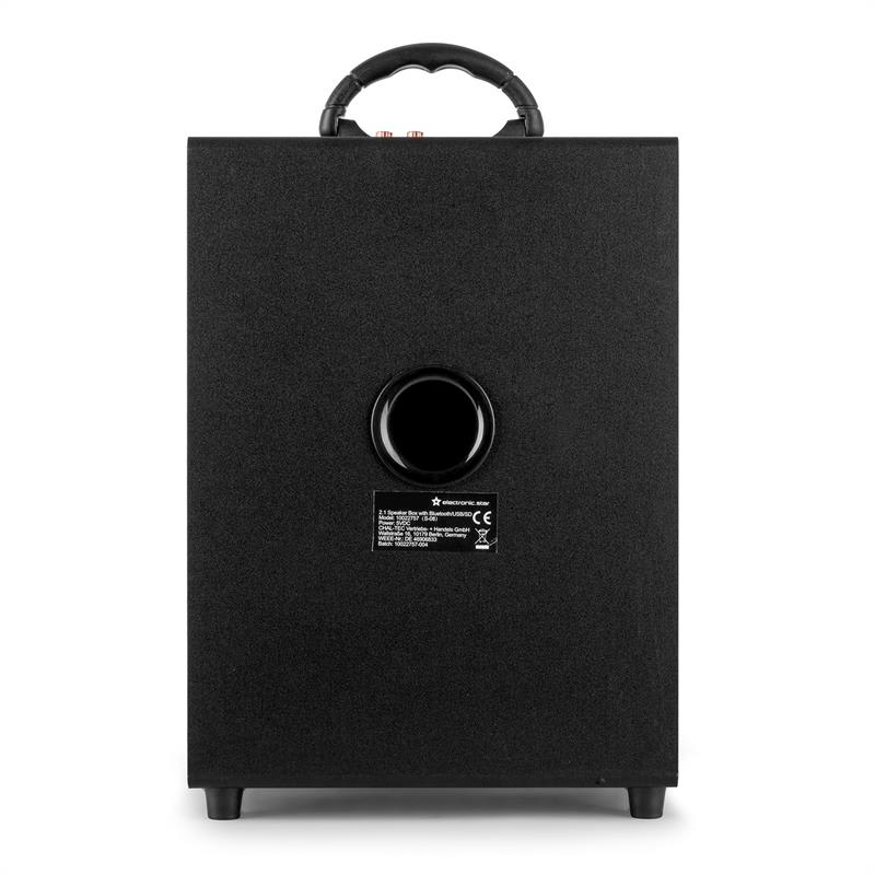 Auna Central Park, 2.1 bluetooth reproduktor, USB, SD, prenosný – Obrázok 4