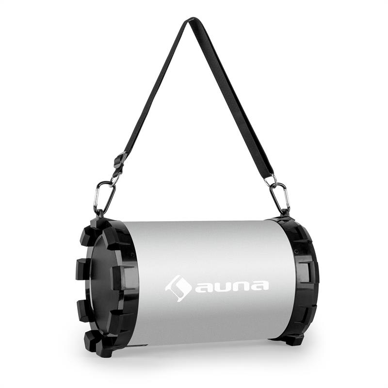 Auna Dr. Silver Boom 2.1- bluetooth reproduktor, USB, SD, AUX, akumulátor