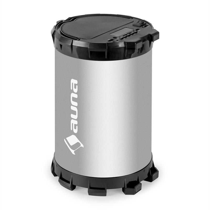 Auna Dr. Silver Boom 2.1- bluetooth reproduktor, USB, SD, AUX, akumulátor – Obrázok 3