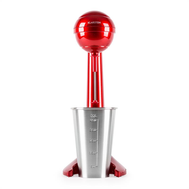 Klarstein Manhattan, 65 W, 450 ml, 25.000 ot./min., nápojový mixér, červený – Obrázok 3