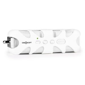 OneConcept White Know, bluetooth reproduktor, AUX, akum.