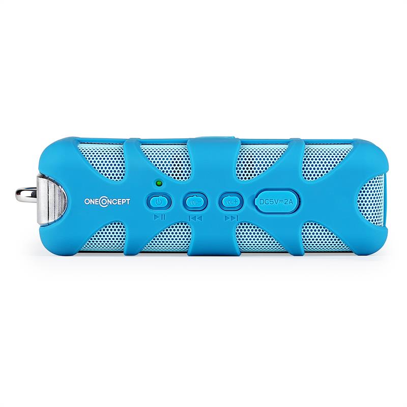 OneConcept Blue Know, bluetooth reproduktor, AUX, akumulátor – Obrázok 2