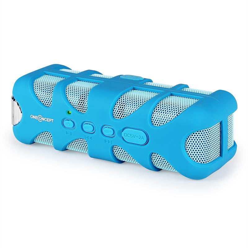 OneConcept Blue Know, bluetooth reproduktor, AUX, akumulátor – Obrázok 5