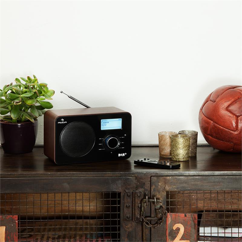 Auna Worldwide internetové rádio, sieťový prehrávač, WLAN/LAN, DAB/DAB+, FM, USB, AUX – Obrázok 2