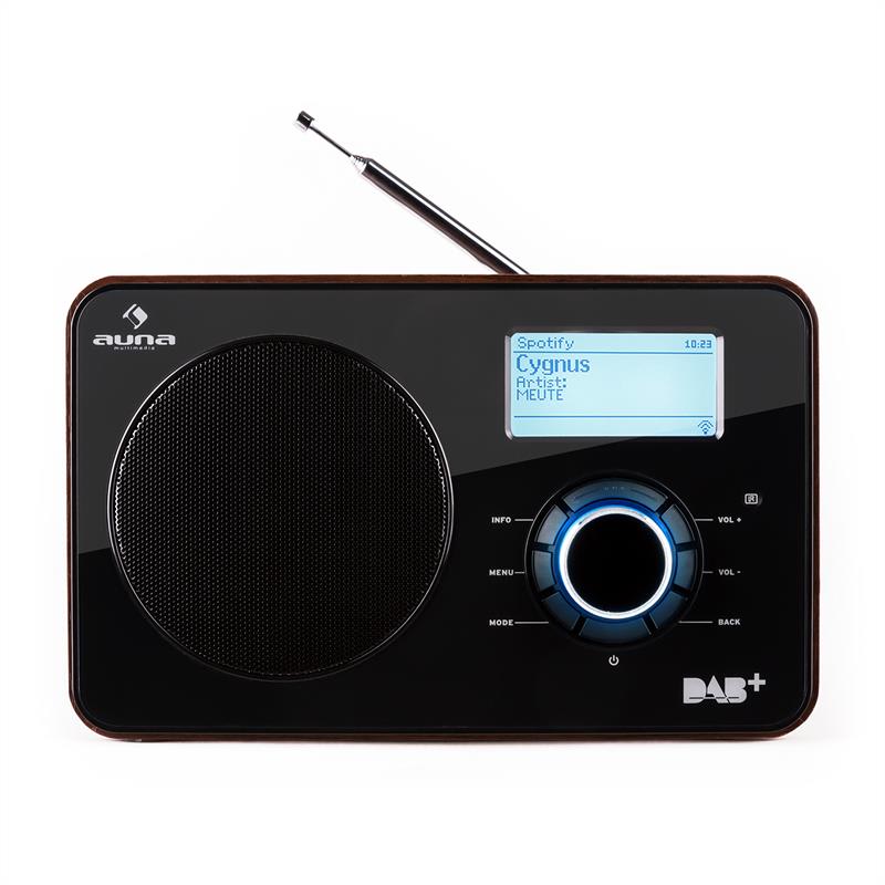 Auna Worldwide internetové rádio, sieťový prehrávač, WLAN/LAN, DAB/DAB+, FM, USB, AUX – Obrázok 3