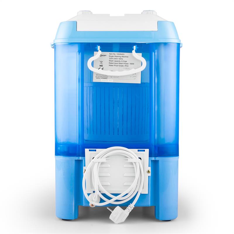 OneConcept SG003, 180 W, 2,8 kg, mini práčka, odstreďovanie, IPX4 – Obrázok 3