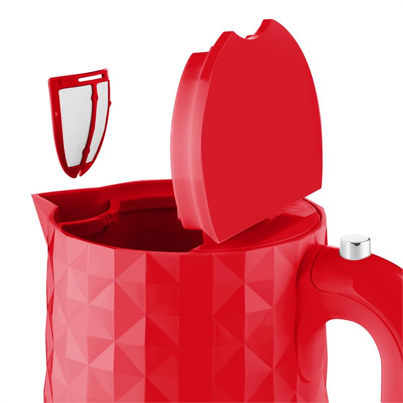 Klarstein Granada Rossa, 2200 W, 1,7 l, rýchlovarná kanvica, červená – Obrázok 5