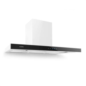 Klarstein Bon Vivant Noir, 90 cm, 630,5 m³/h, komínový digestor, časovač, sklo