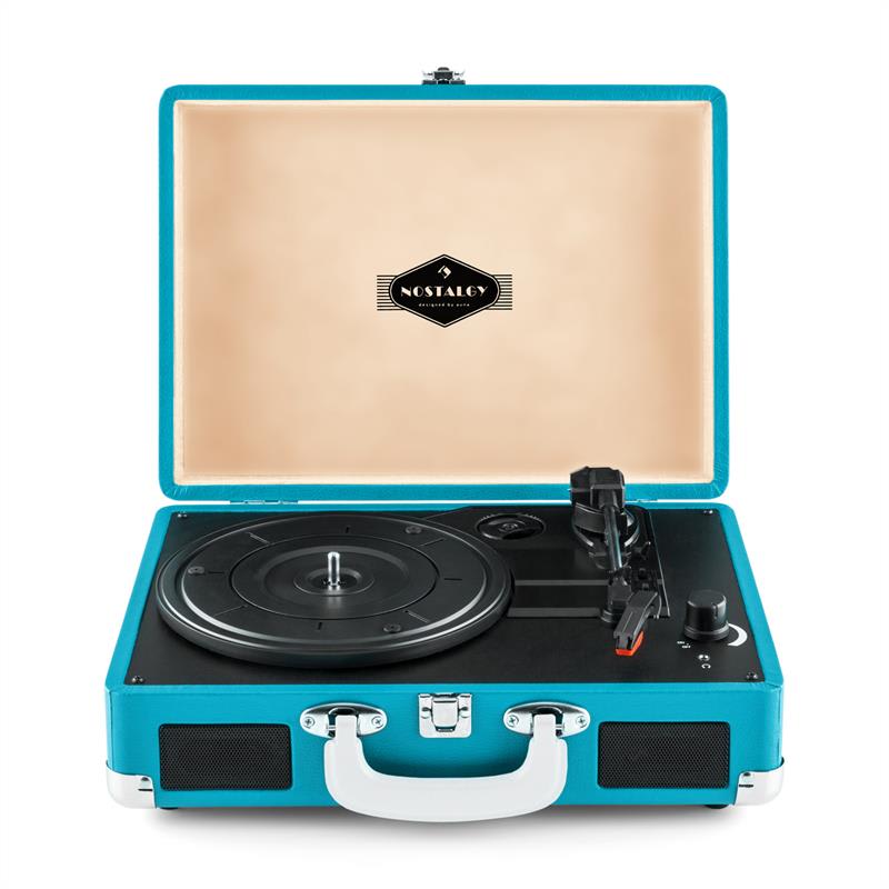 Auna Peggy Sue, retro gramofón, LP, USB, modrý – Obrázok 4