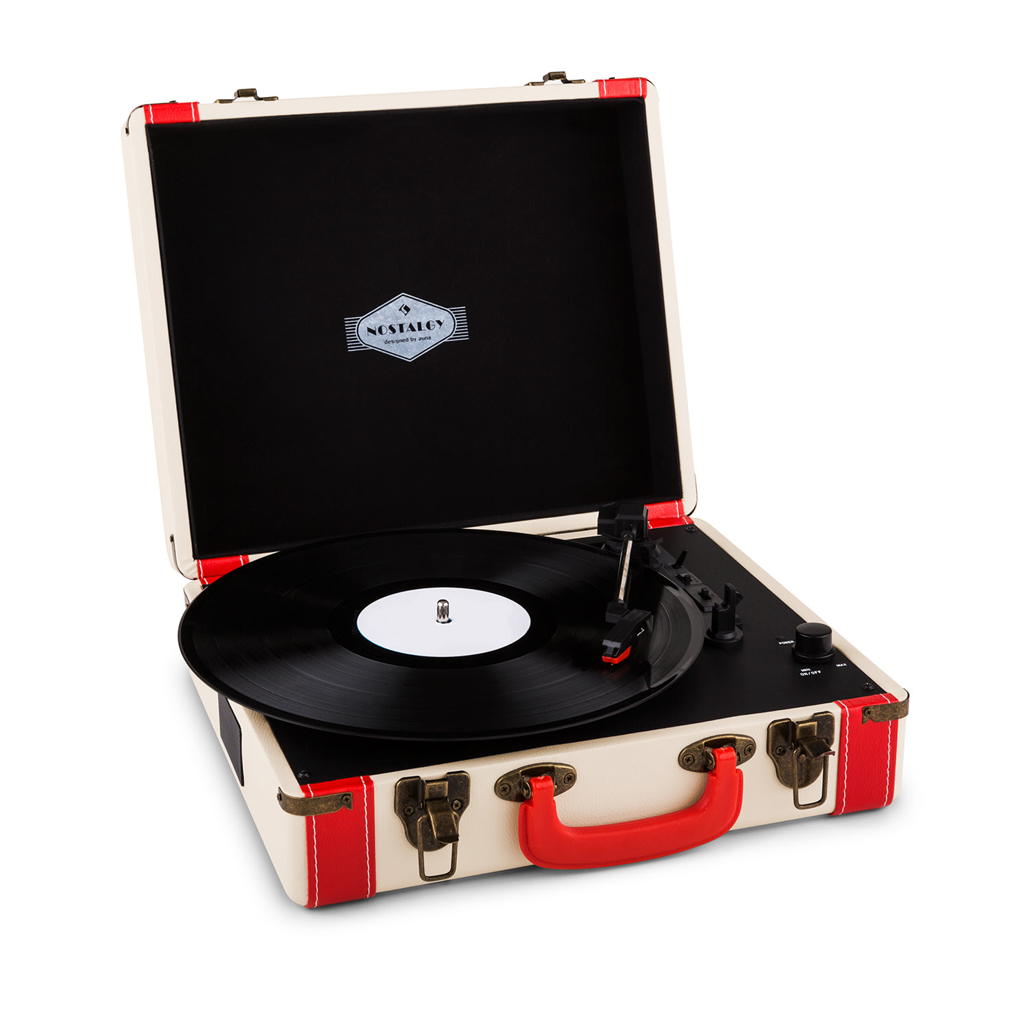 Auna Jerry Lee, retro gramofón, LP, USB, biely