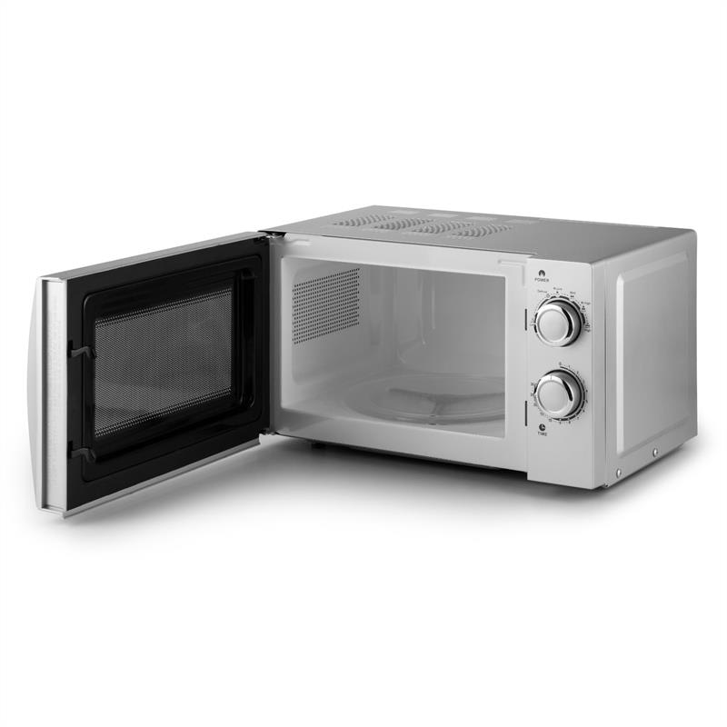 Klarstein myWave, mikrovlnná rúra, 20 l, 700 W, časovač, strieborná – Obrázok 5