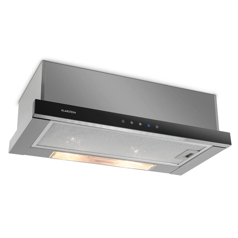 Klarstein Elitessa, 60 cm, komínový odsávač pár, odsávanie, cirkulácia, 330m³/h – Obrázok 2