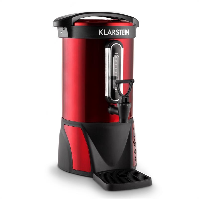 Klarstein Bacchus, 6,8 l, nádoba na varené víno, nerezová oceľ, červená, prenosná – Obrázok 2