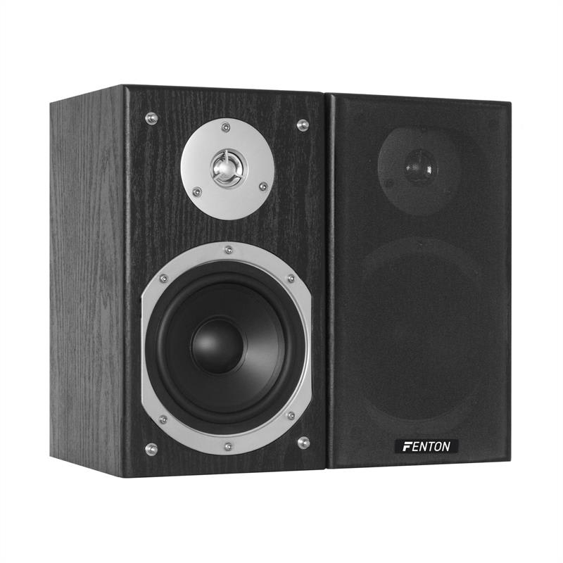 Fenton SHFB55B, pár pasívnych hifi regálových reproduktorov, 140 W, čierna