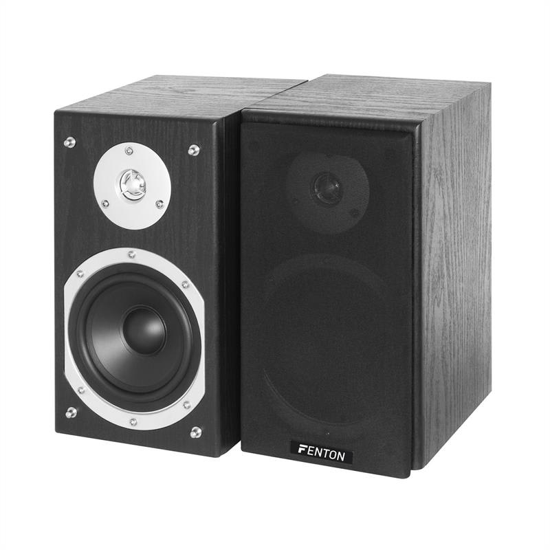 Fenton SHFB55B, pár pasívnych hifi regálových reproduktorov, 140 W, čierna – Obrázok 2