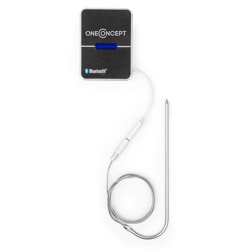 OneConcept Meatmaster, bluetooth 4.0, teplomer na pečenie a grilovanie, senzor – Obrázok 3