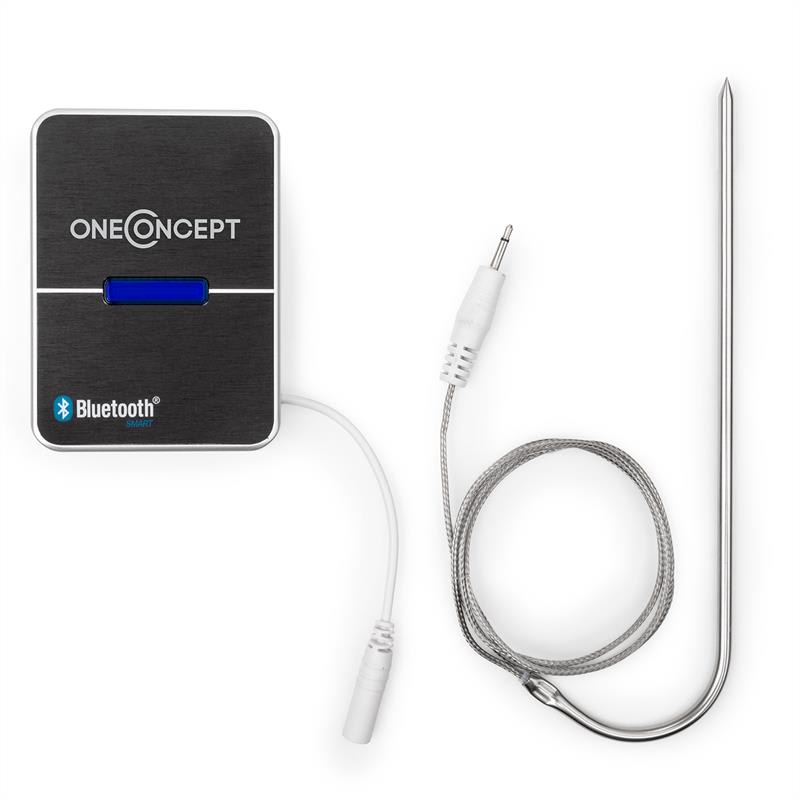 OneConcept Meatmaster, bluetooth 4.0, teplomer na pečenie a grilovanie, senzor – Obrázok 4