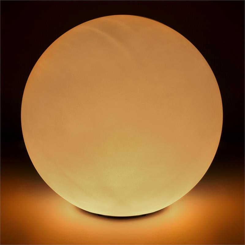 Lightcraft Shineball M, záhradné svietidlo, guľovité, 30 cm, biele – Obrázok 2