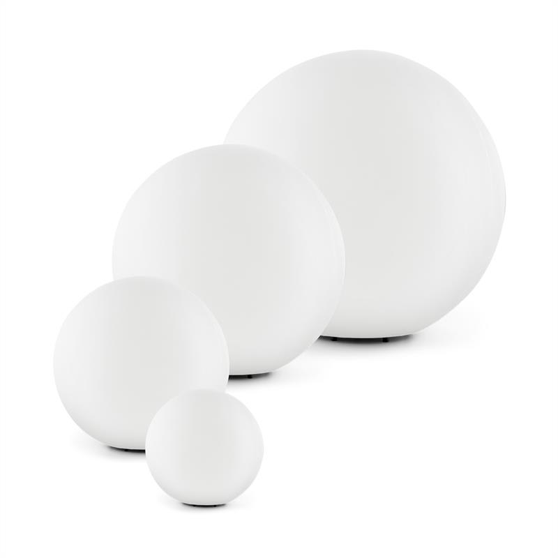 Lightcraft Shineball M, záhradné svietidlo, guľovité, 30 cm, biele – Obrázok 5