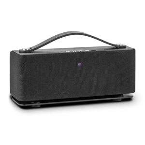 Auna Sound Steel, bluetooth reproduktor, z čierneho brúseného hliníka