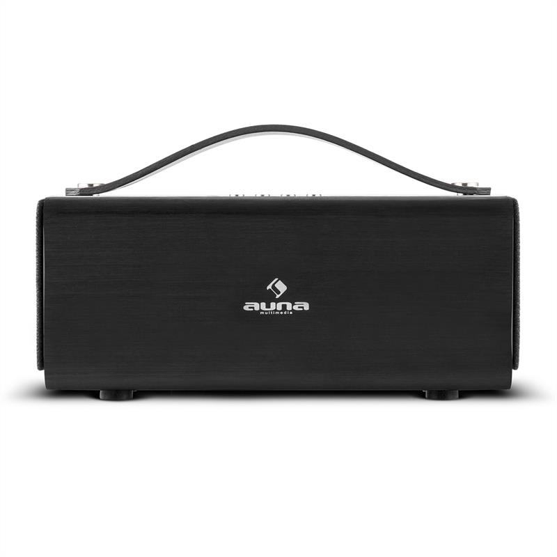 Auna Sound Steel, bluetooth reproduktor, z čierneho brúseného hliníka – Obrázok 4