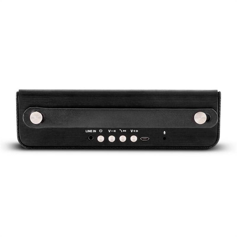Auna Sound Steel, bluetooth reproduktor, z čierneho brúseného hliníka – Obrázok 5