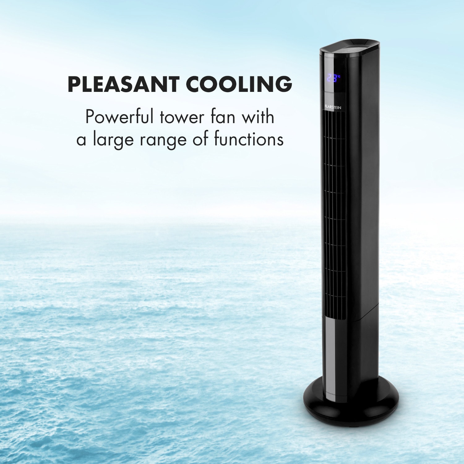 Klarstein Skyscraper 3G, stĺpový ventilátor s dotykovým ovládaním, 50 W, diaľkový ovládač – Obrázok 3