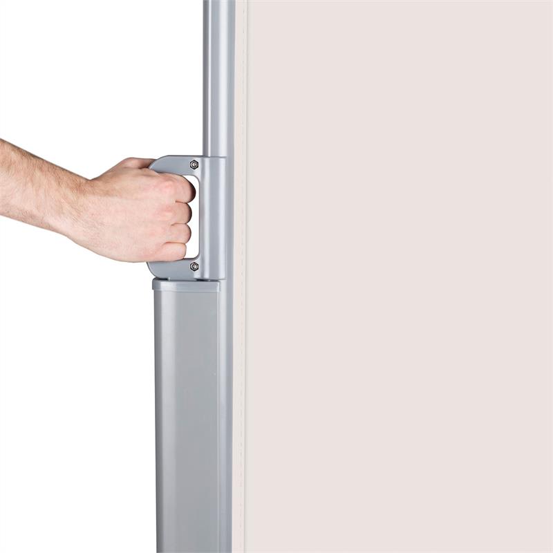 Blumfeldt Bari 318, bočná clona, bočná roleta, 300 x 180 cm, hliník, krémovo piesková – Obrázok 4