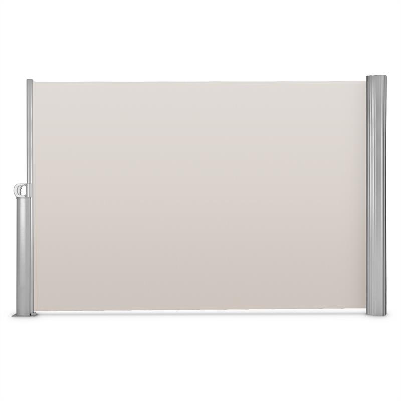Blumfeldt Bari 320, bočná clona, bočná roleta, 300 x 200 cm, hliník, krémovo piesková – Obrázok 2