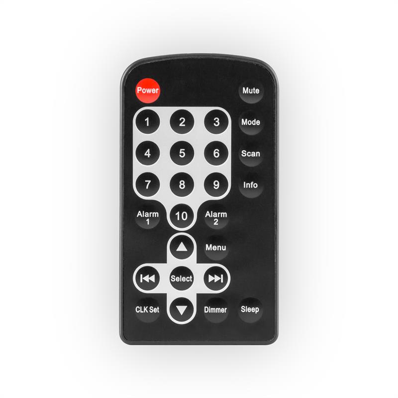 Auna DR-130 BT, biela, digitálne rádio, bluetooth, DAB+, FM – Obrázok 3
