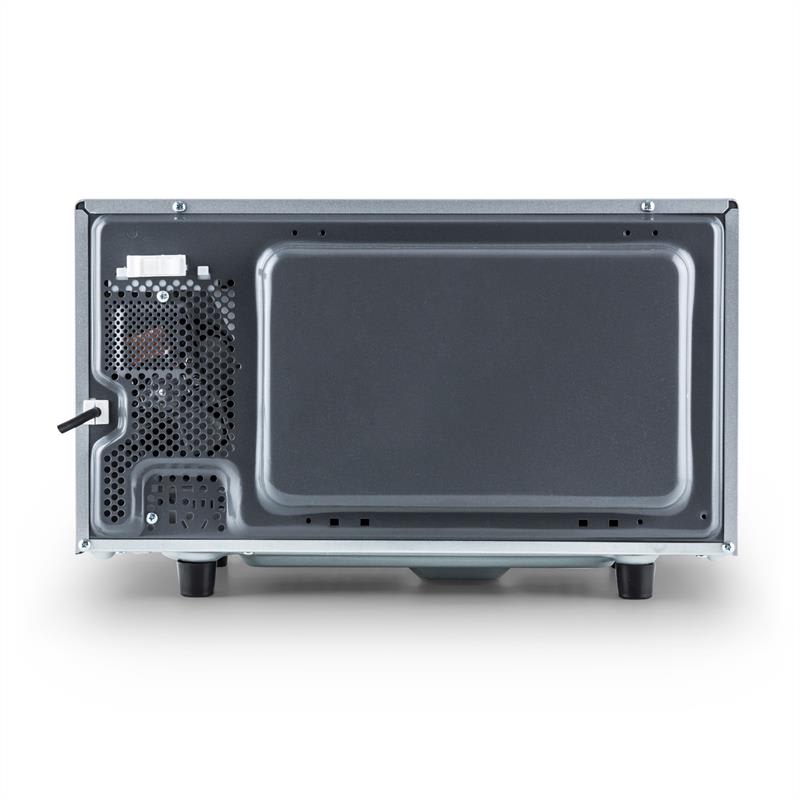 Klarstein Steelwave, 23 l, 800 W mikrovlnná rúra, 1000 W gril, nerezová oceľ, zabudovací rám – Obrázok 4