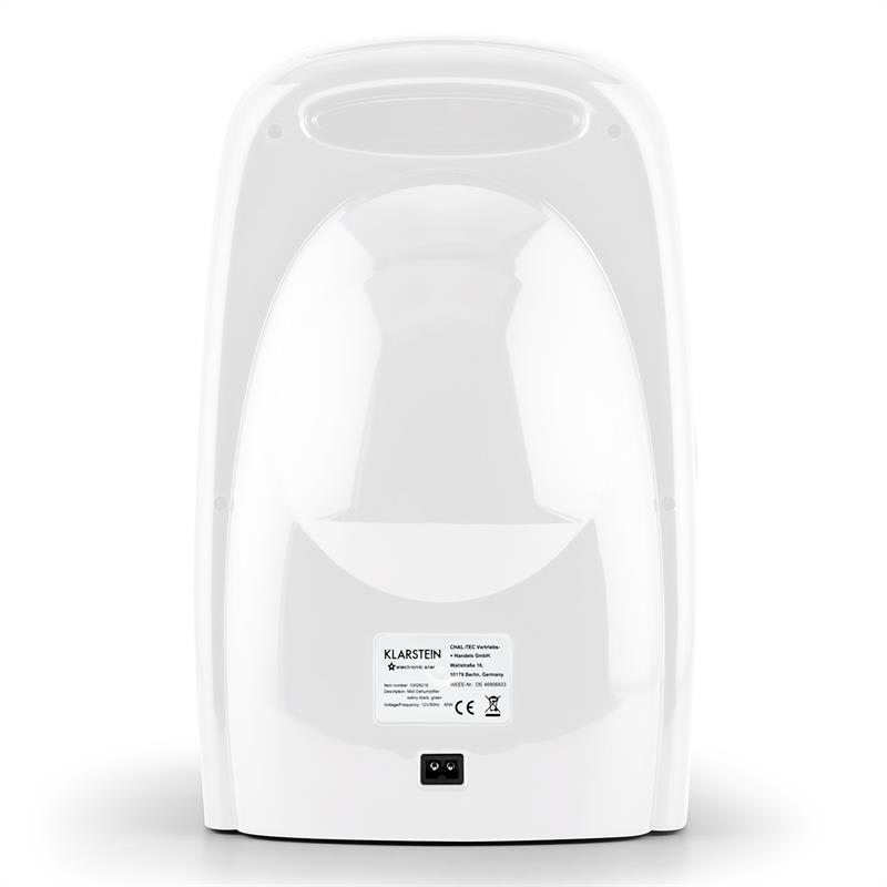 Klarstein Drybest Home 600 odvlhčovač 600ml/d biely – Obrázok 4