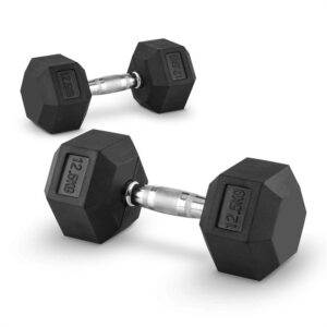 Capital Sports Hexbell 12,5, 12,5kg, dvojica krátkoručných činiek (dumbbell)
