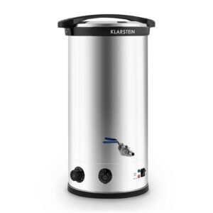 Klarstein Beerfest, sladový kotol, 30 l, 2500 W, zariadenie na varenie piva, nehrdzavejúca oceľ s dvojitou stenou