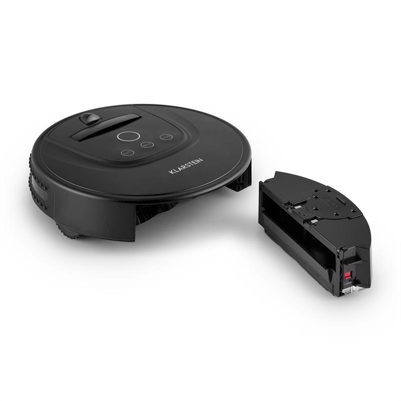 Klarstein Cleanhero, robotický vysávač, automatický, diaľkové ovládanie, čierny – Obrázok 4