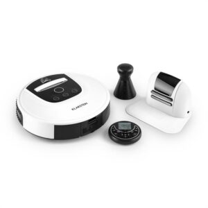 Klarstein Cleanhero, robotický vysávač, automatický, diaľkové ovládanie, biely