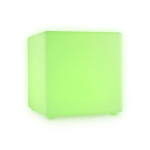Blumfeldt Shinecube, LED kocka na sedenie, 30 x 30 x 30 cm, svietiaca kocka, 16 LED, diaľkové ovládanie