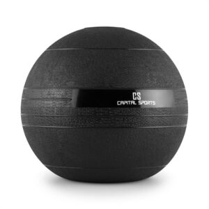 Capital Sports Groundcracker, čierny, 25 kg, slamball, guma