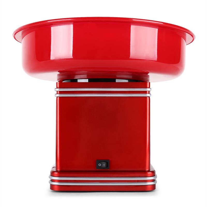 OneConcept Candyland 2, 500 W, červený, retro prístroj na prípravu cukrovej vaty – Obrázok 4