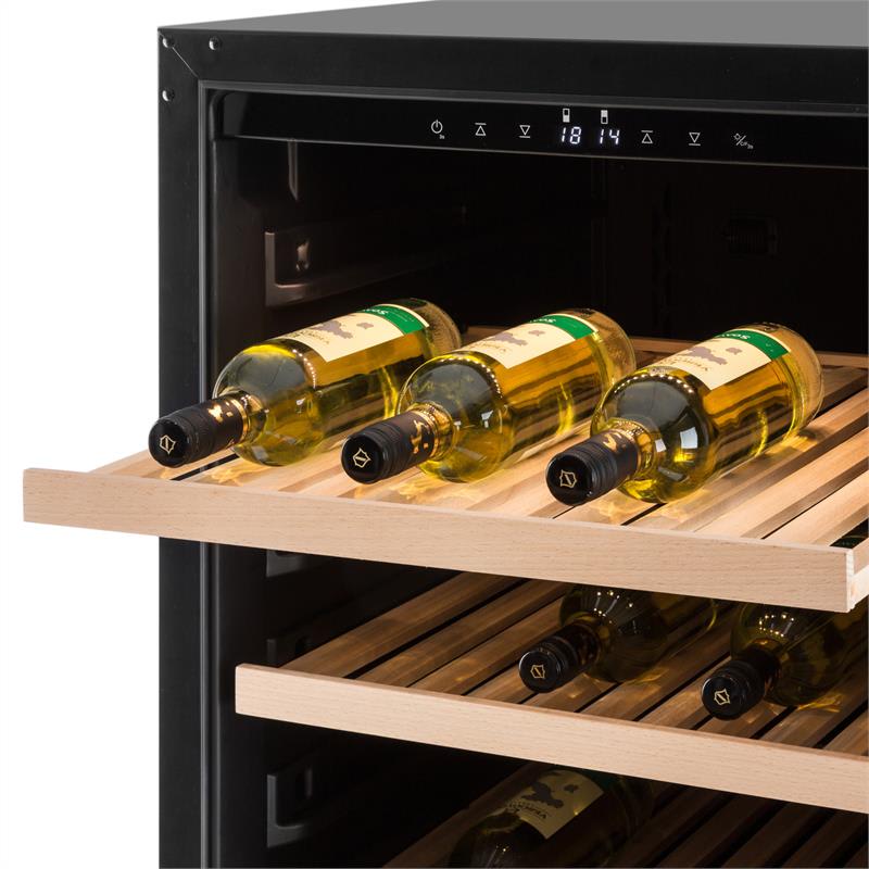 Klarstein Botella 120S, chladnička na víno, 270 litrov, ušľachtilá oceľ, LED – Obrázok 2
