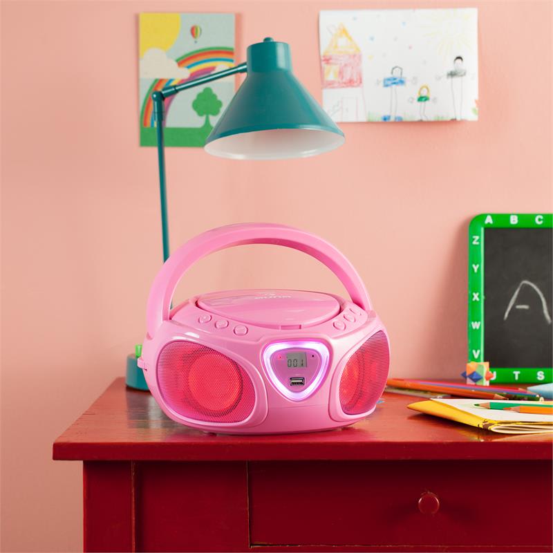 Auna Roadie CD Boombox UKW rádio, Svetelná show, CD prehrávač, Bluetooth 5.0 – Obrázok 2