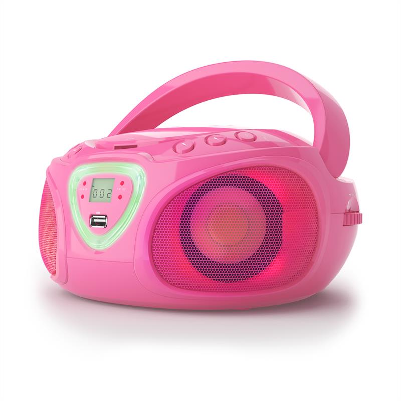 Auna Roadie CD Boombox UKW rádio, Svetelná show, CD prehrávač, Bluetooth 5.0 – Obrázok 4