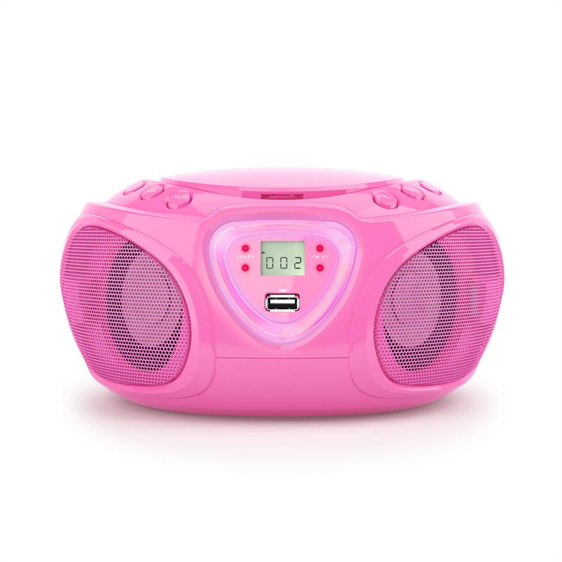 Auna Roadie CD Boombox UKW rádio, Svetelná show, CD prehrávač, Bluetooth 5.0 – Obrázok 5