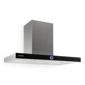 Klarstein Matthea, digestor, ušľachtilá oceľ, 90 cm, nástenná montáž, 541 m³/h, sklo, LED