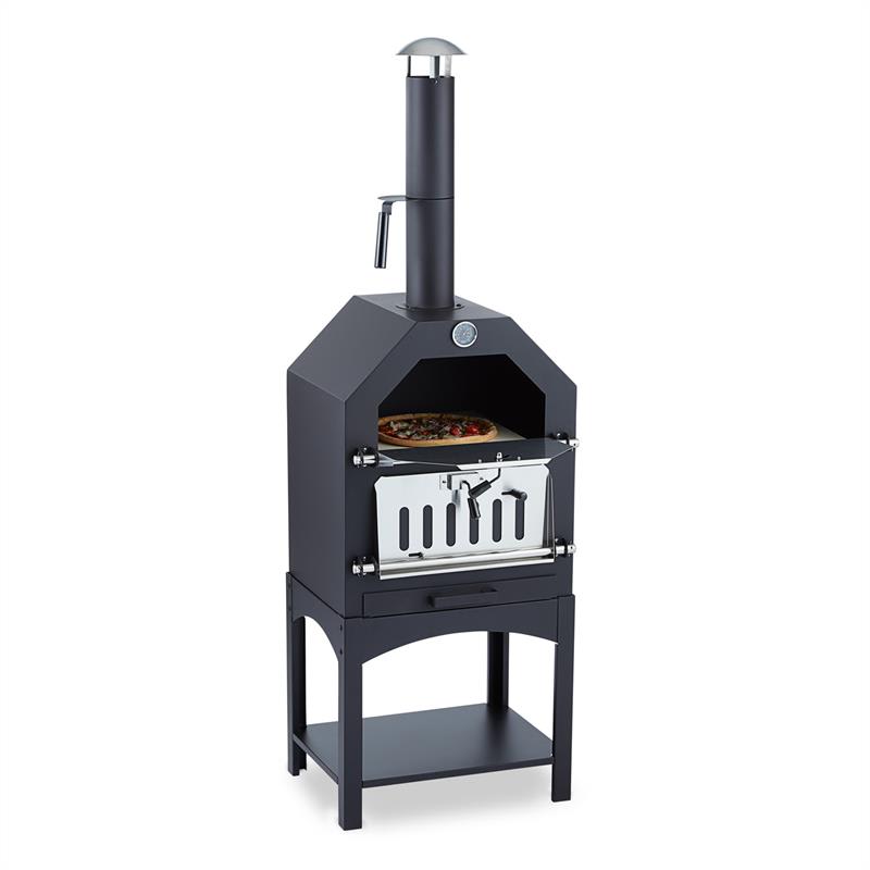 Klarstein Pizzaiolo, pec na pizzu, gril, údenie, oceľ, pizza kameň