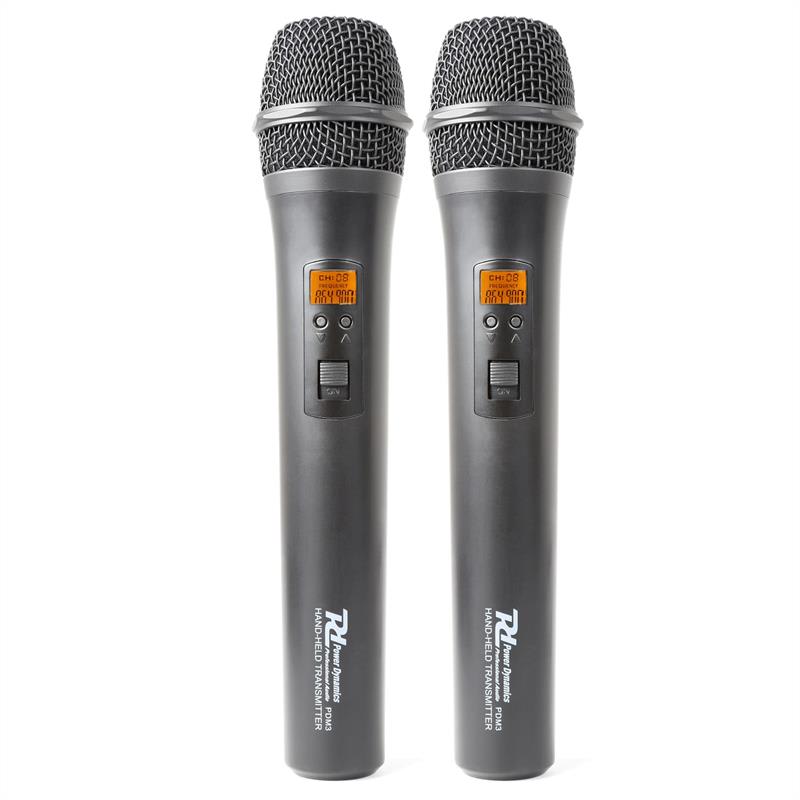 Power Dynamics PD781, bezdrôtový 2 x 8-kanálový UHF mikrofónový systém – Obrázok 4