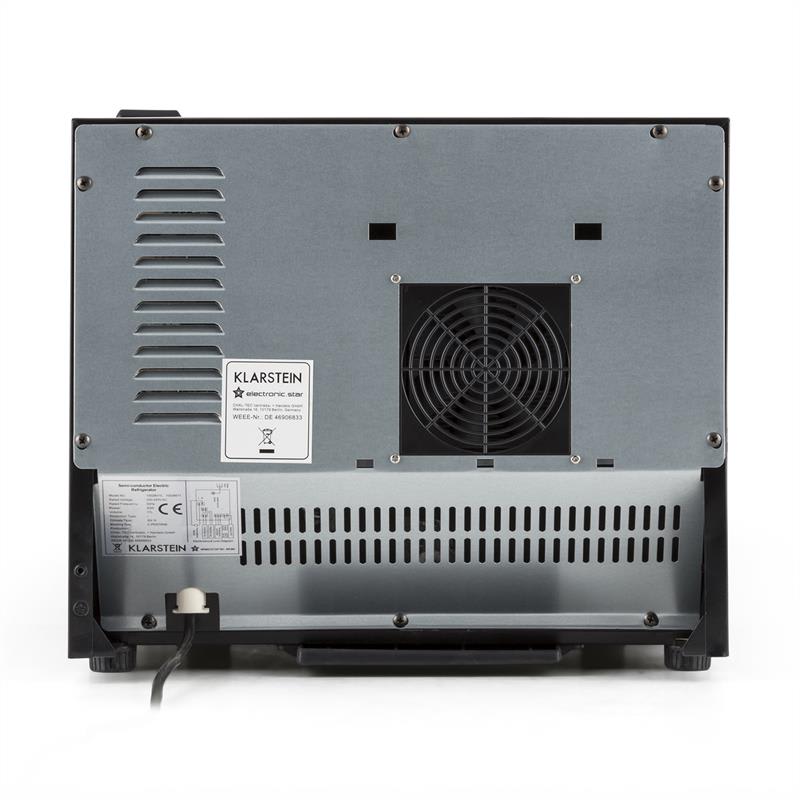 Klarstein tajný úkryt, mini chladnička, minibar, 17 litrov, 50W, A+, strieborná – Obrázok 4