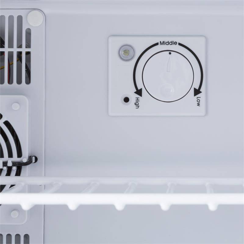 Klarstein tajný úkryt, mini chladnička, minibar, 17 litrov, 50W, A+, strieborná – Obrázok 5